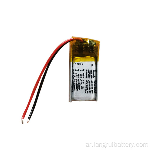 60mAh 3.7v بطارية Li-polymer مخصصة